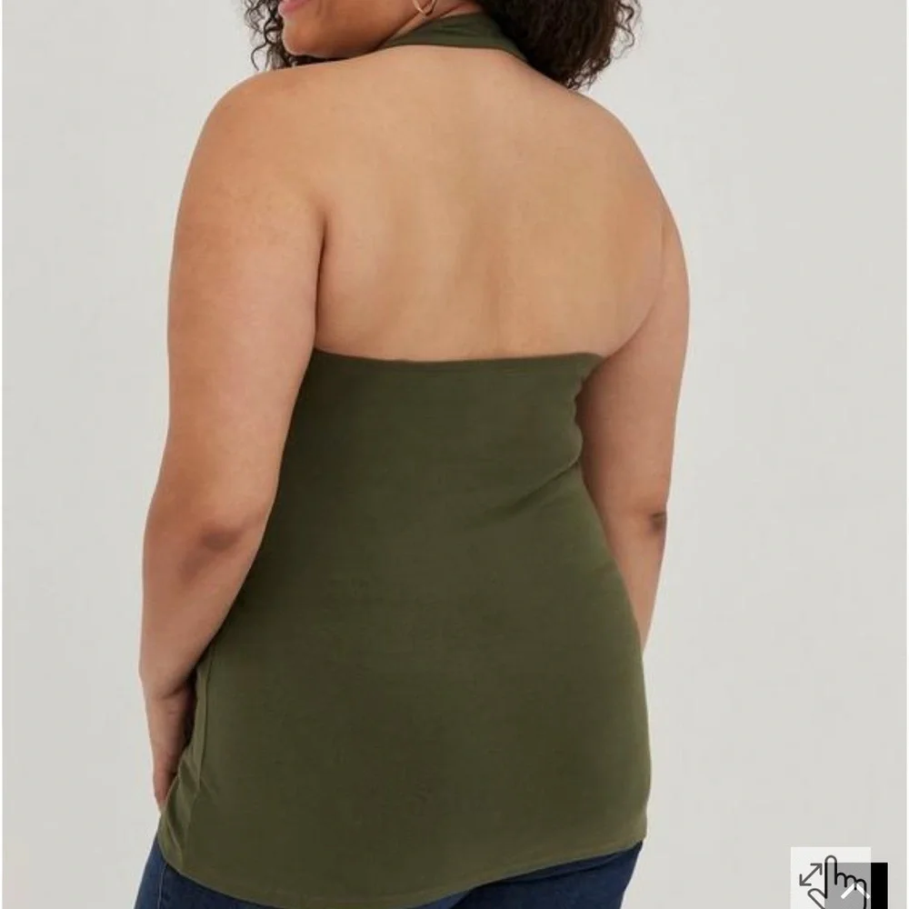Torrid Foxy V-Neck Halter Top